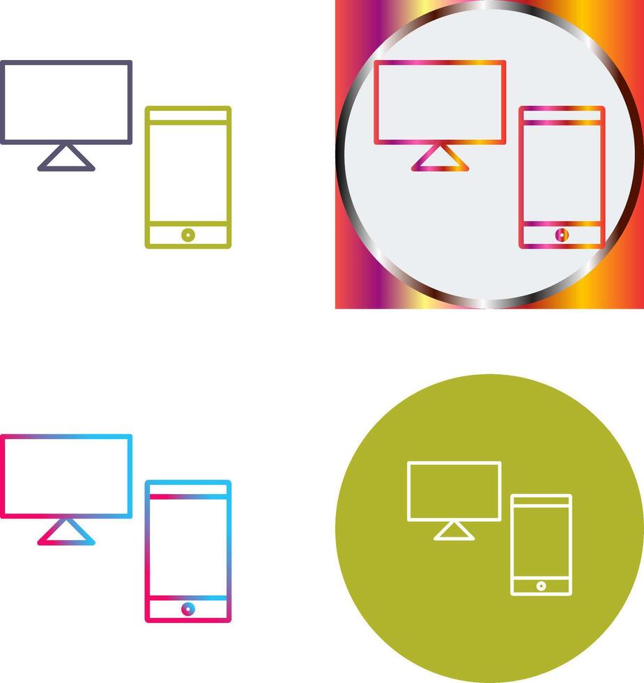 Devices Icon Design vector