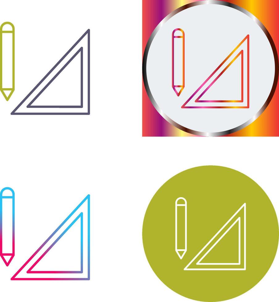 Drawing Tools Icon Design vector