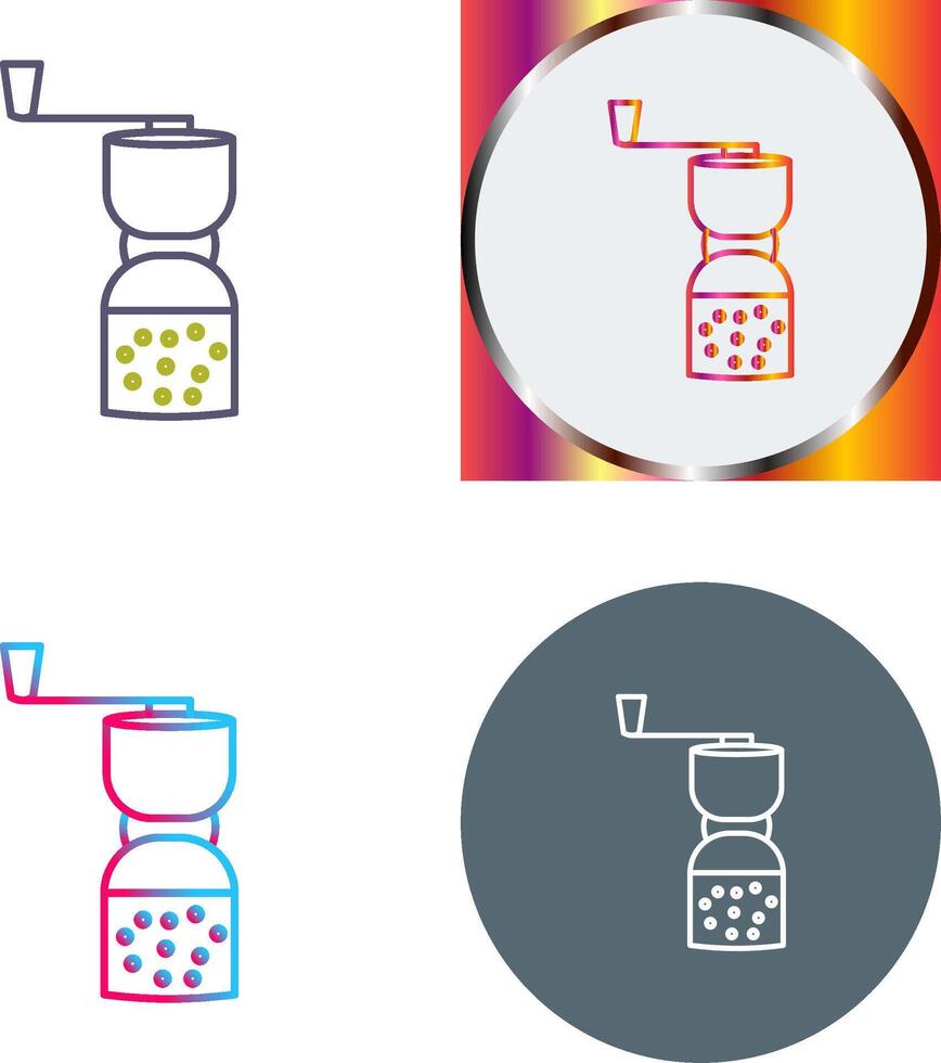 Coffee Grinder Icon Design vector