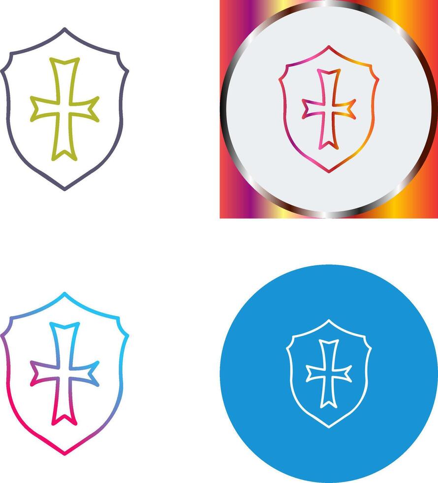 Unique Sheild Icon Design vector