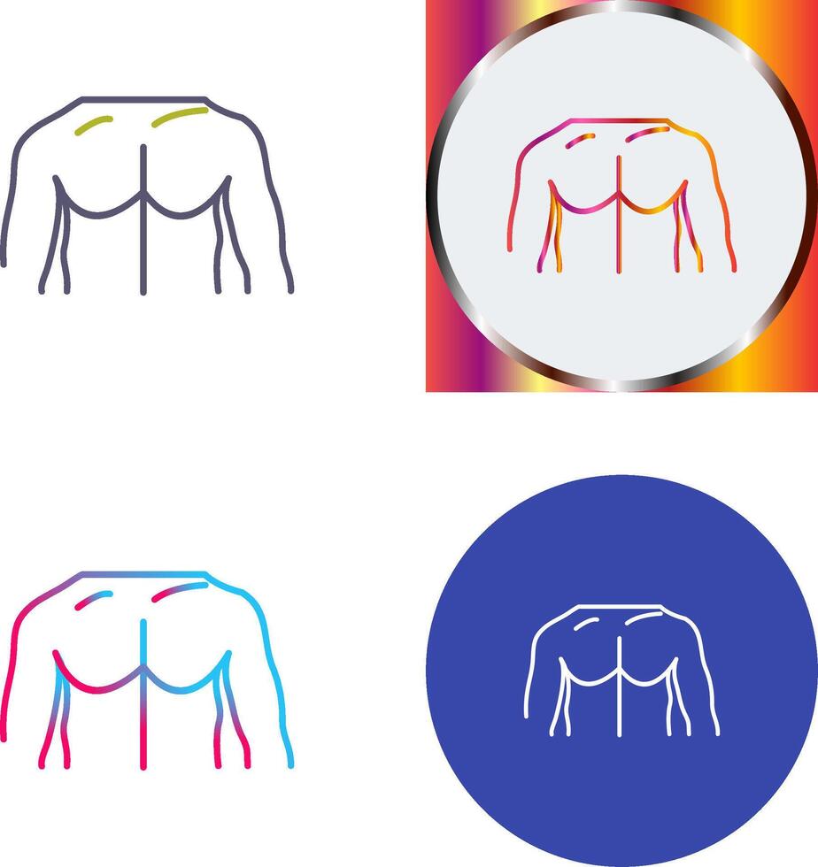 Unique Chest Icon Design vector