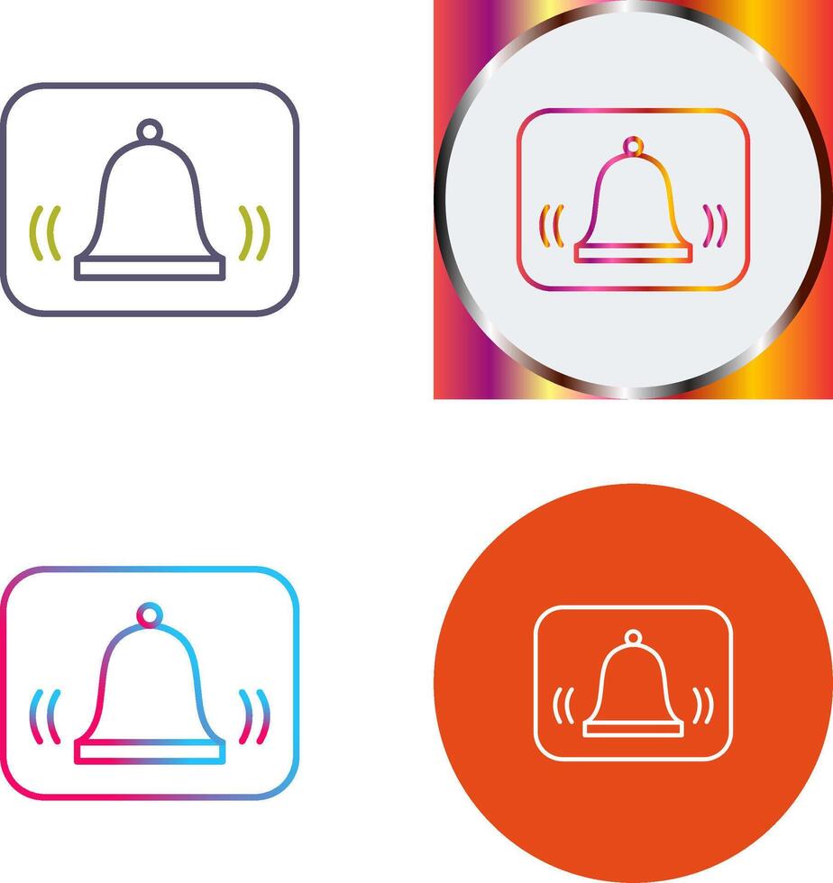 Unique Alarm Icon Design vector