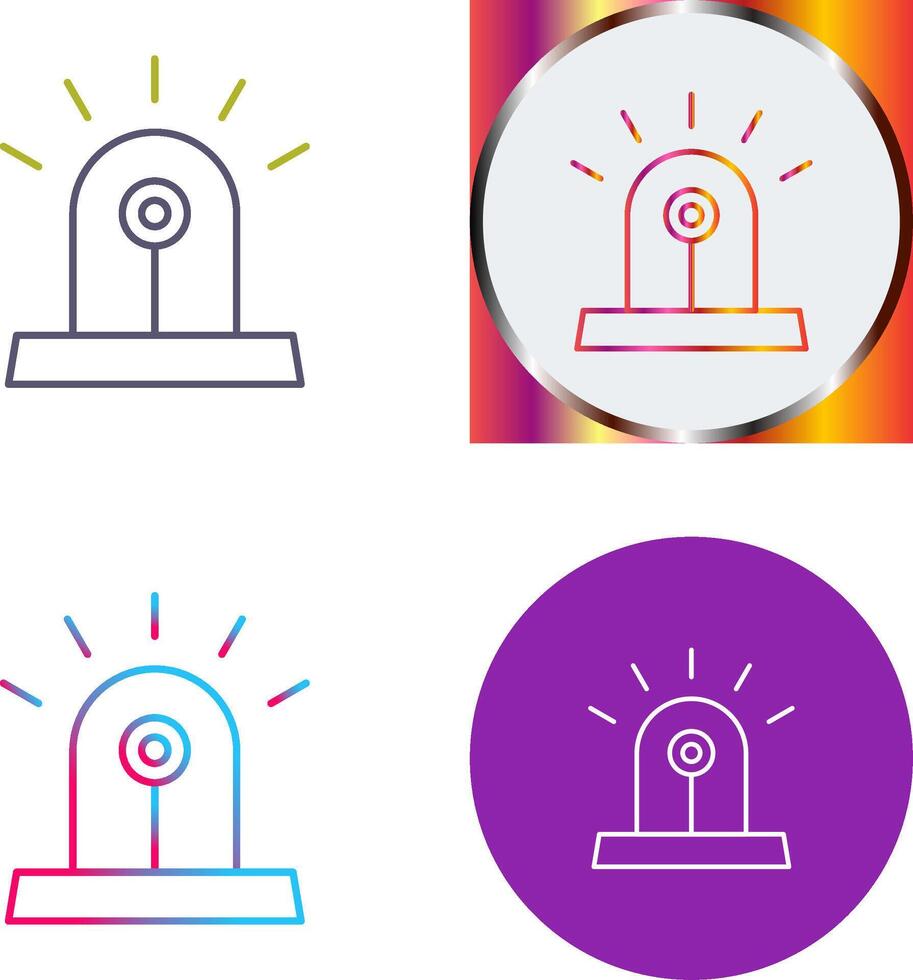 Unique Siren Icon Design vector