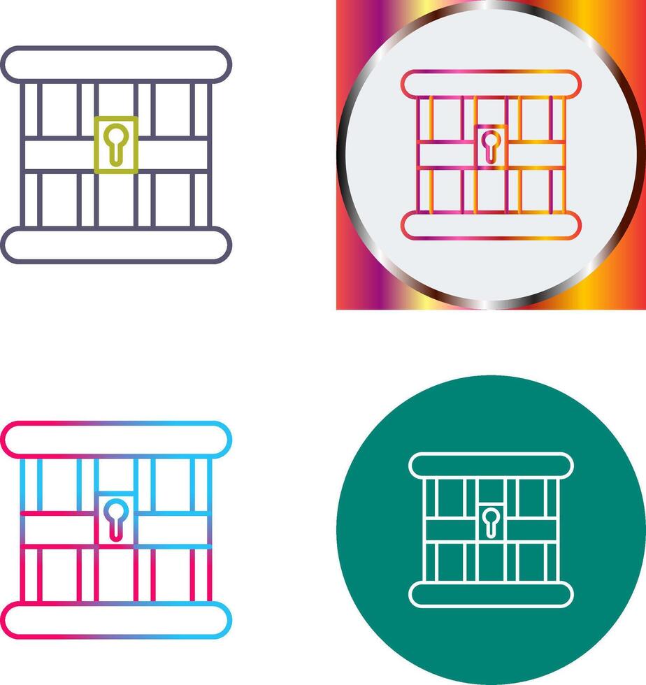 Jail Icon Design vector