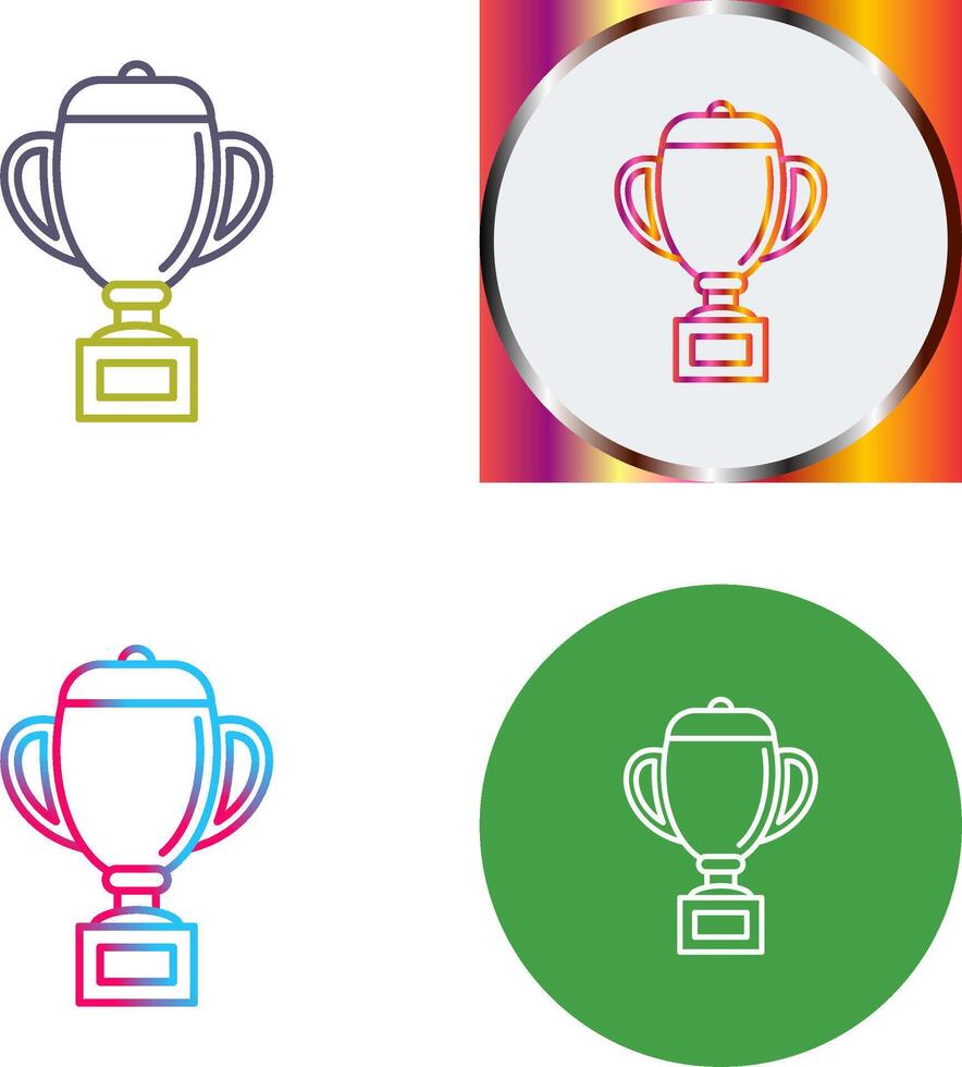 Trophy Icon Design vector