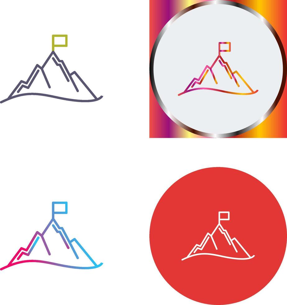 Mission Icon Design vector