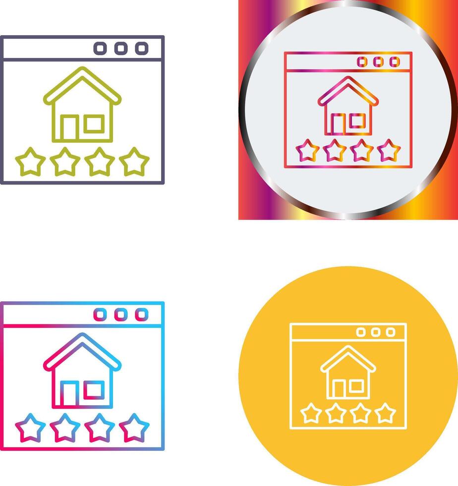 Rating Icon Design vector