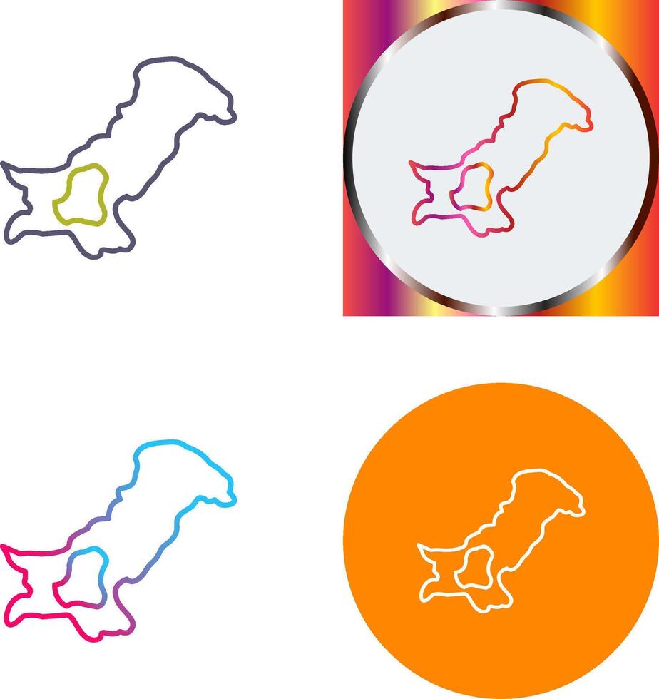 Map Icon Design vector