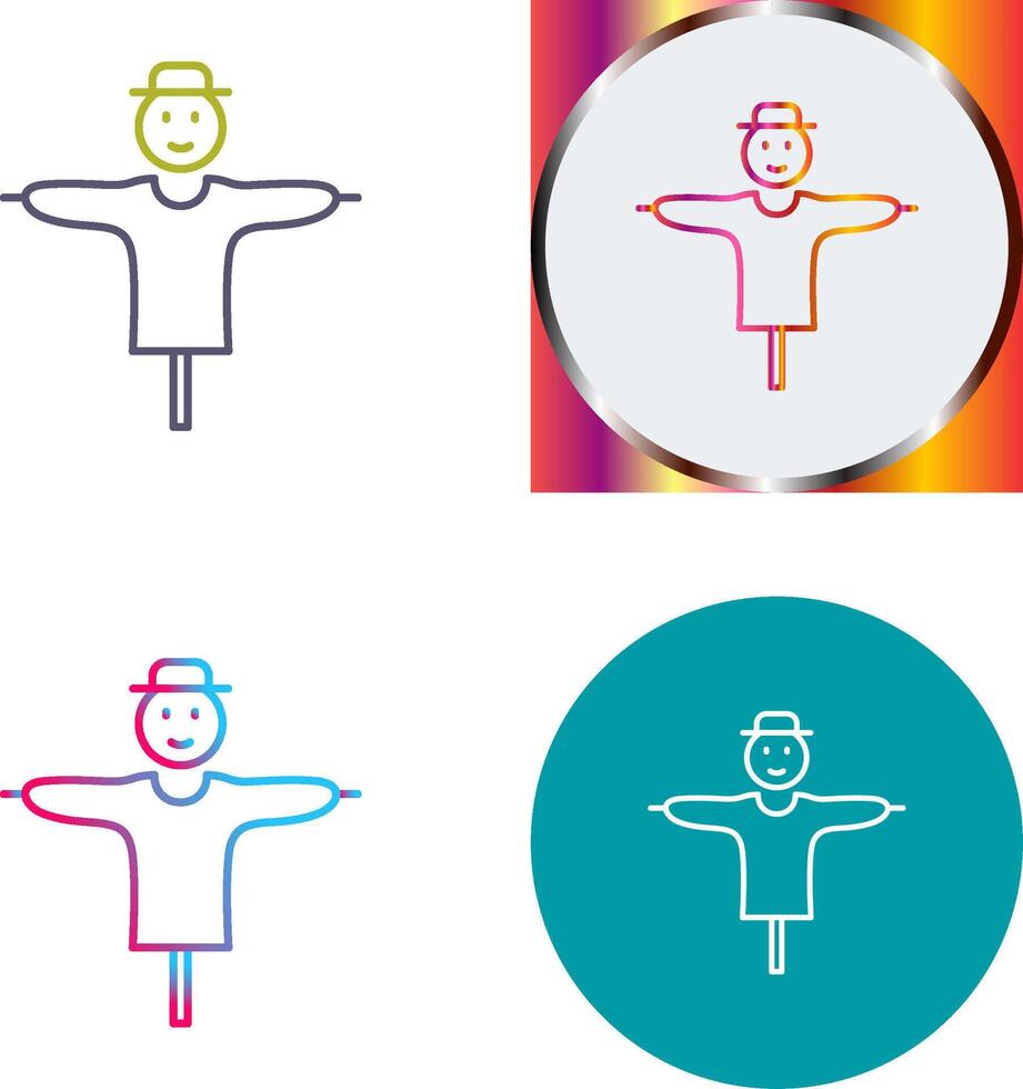 Scare Crow Icon Design vector