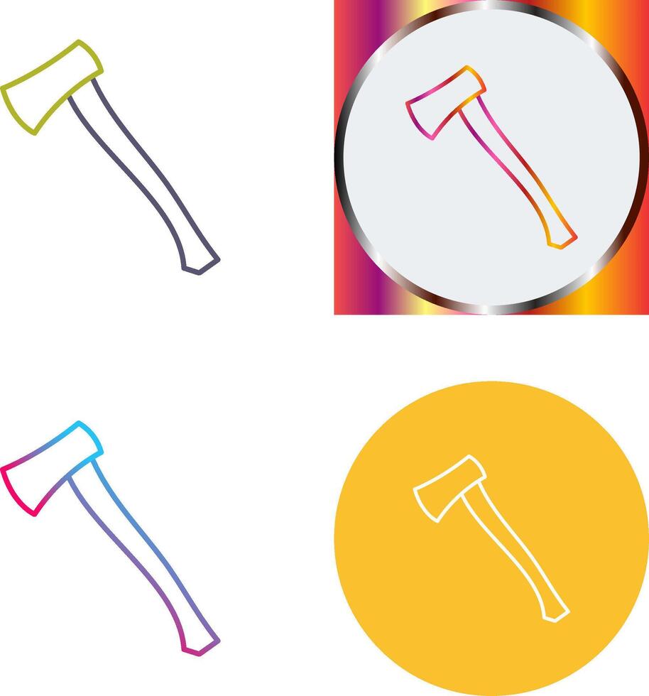 Wood Cutter Icon Design vector