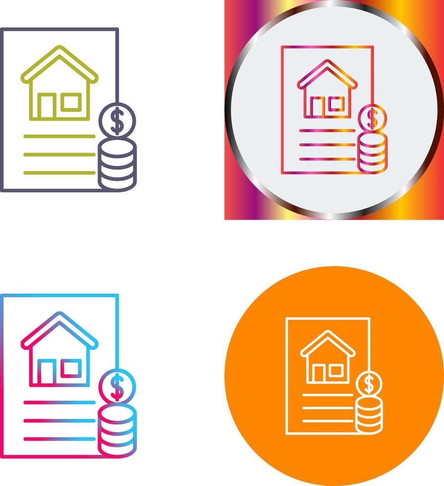 Financial Icon Design vector