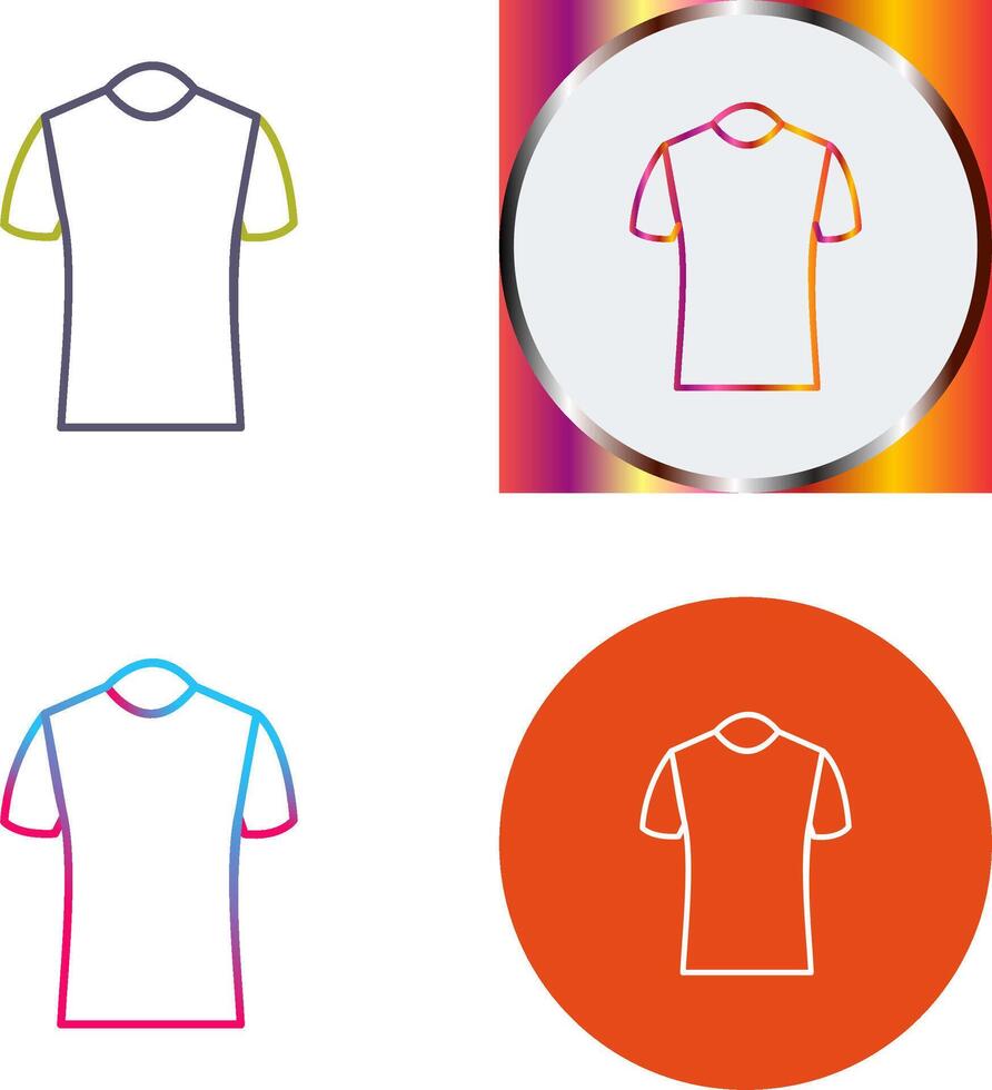 Polo Shirt Icon Design vector