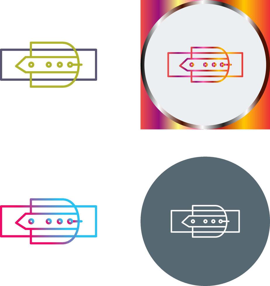 Belt Icon Design vector