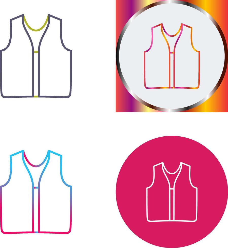 Swimming Vest Icon Design vector