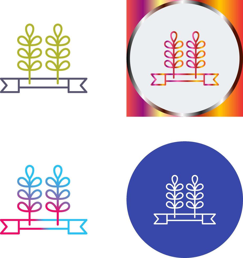 Wheat Icon Design vector