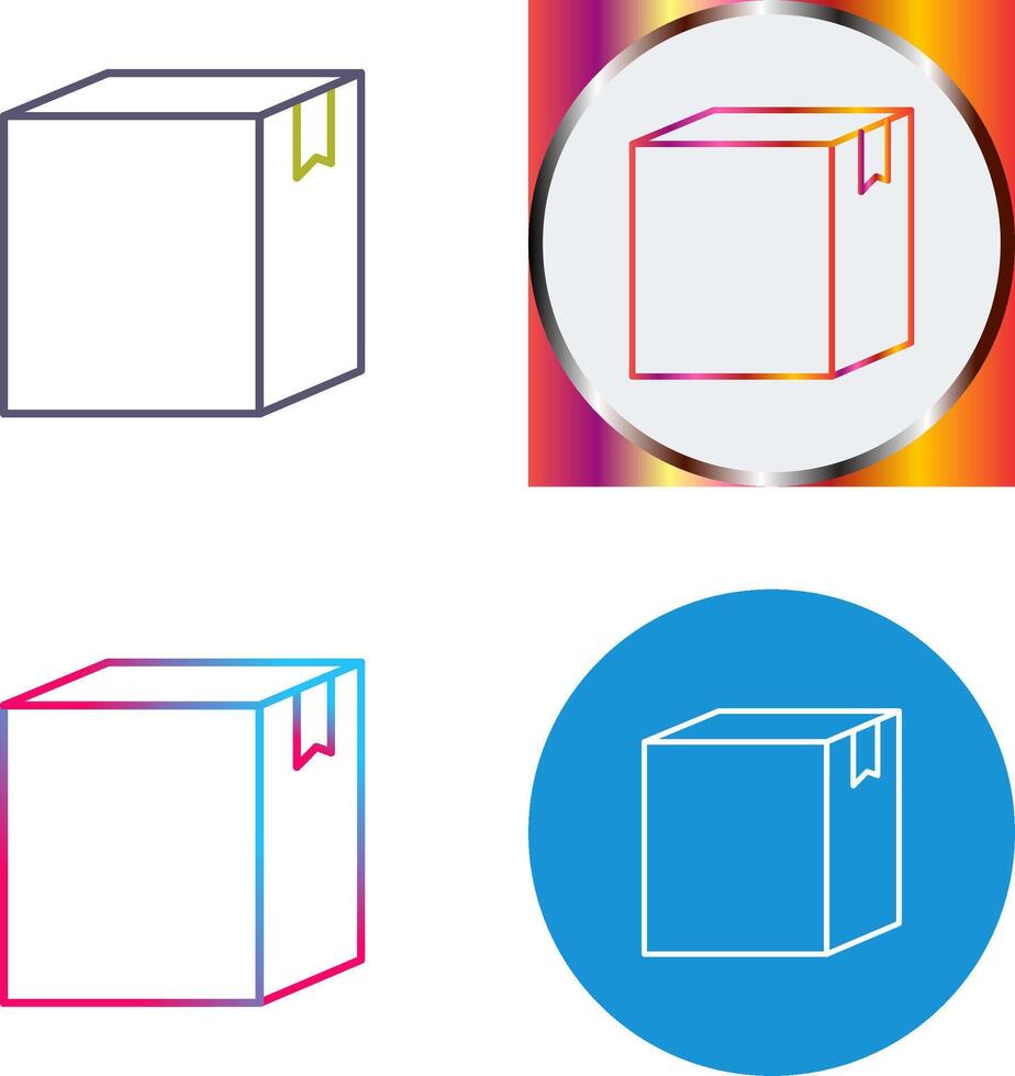 Box Icon Design vector