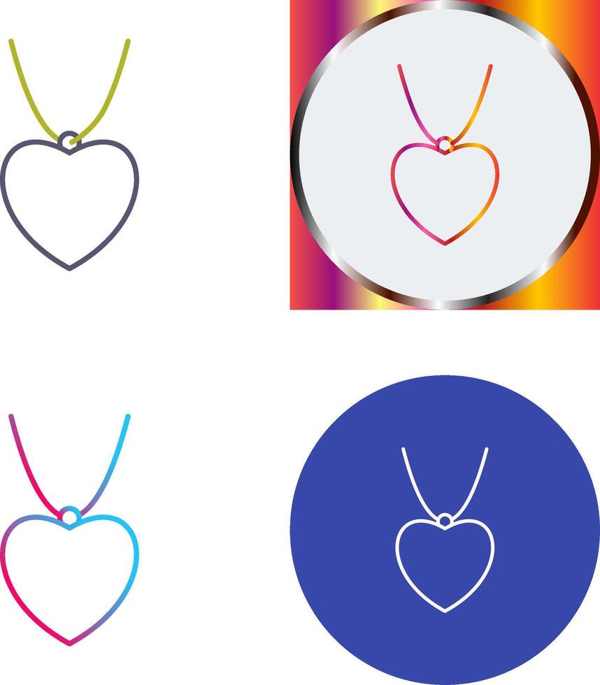 Locket Icon Design vector