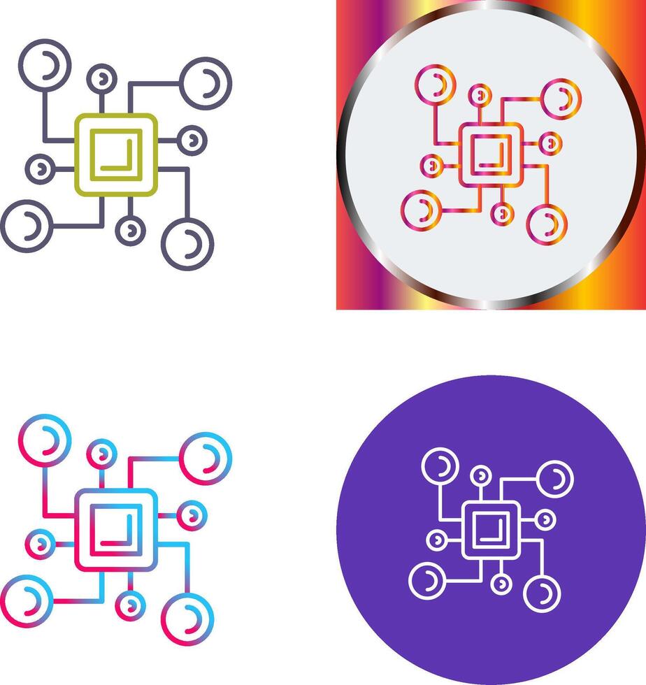 Connection Icon Design vector