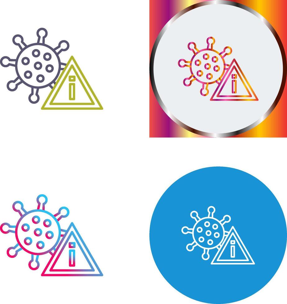 Coronavirus Icon Design vector