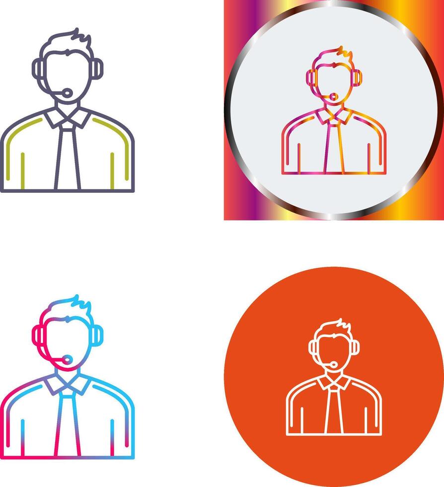 Customer Support Icon Design vector