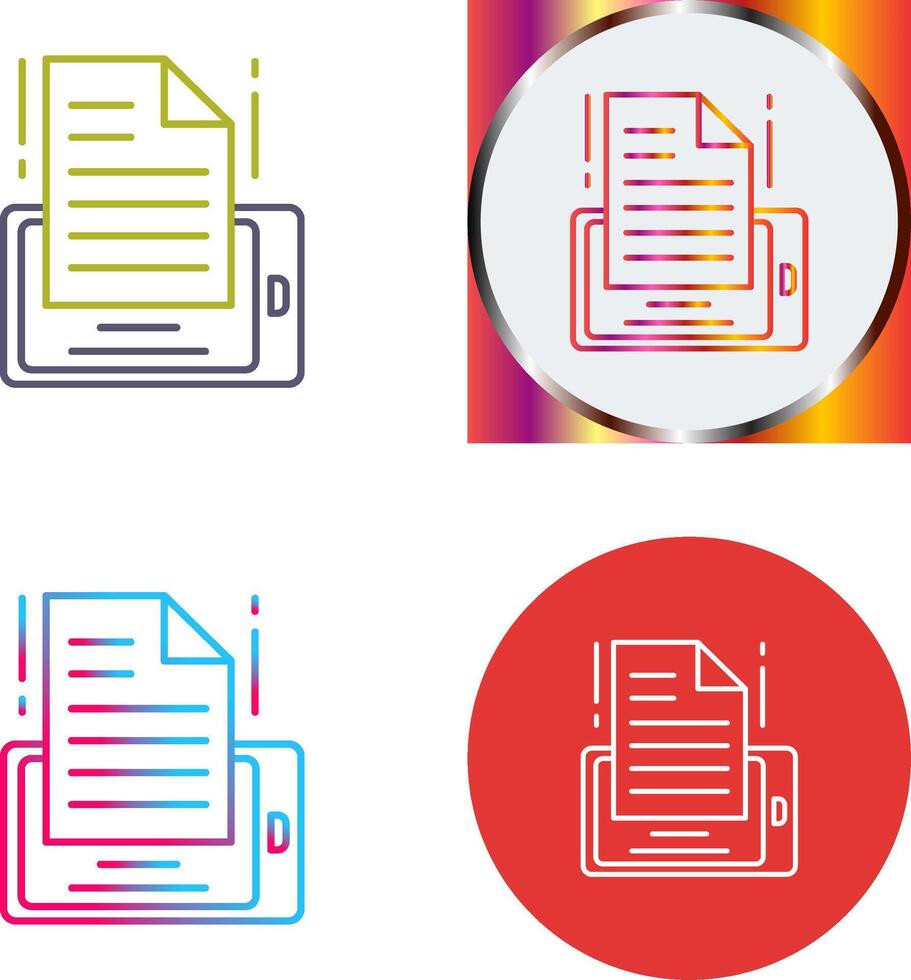 Test Icon Design vector
