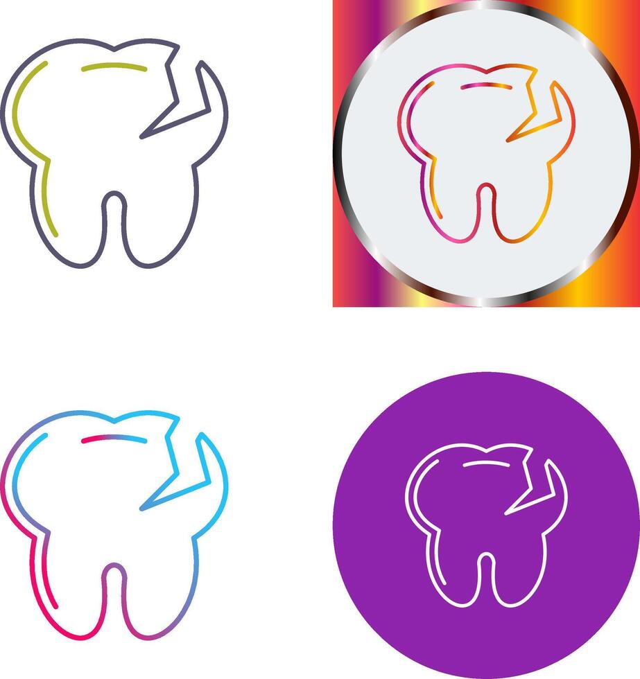 Tooth Icon Design vector