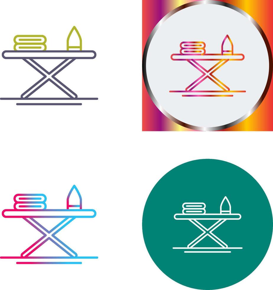 Iron Board Icon Design vector