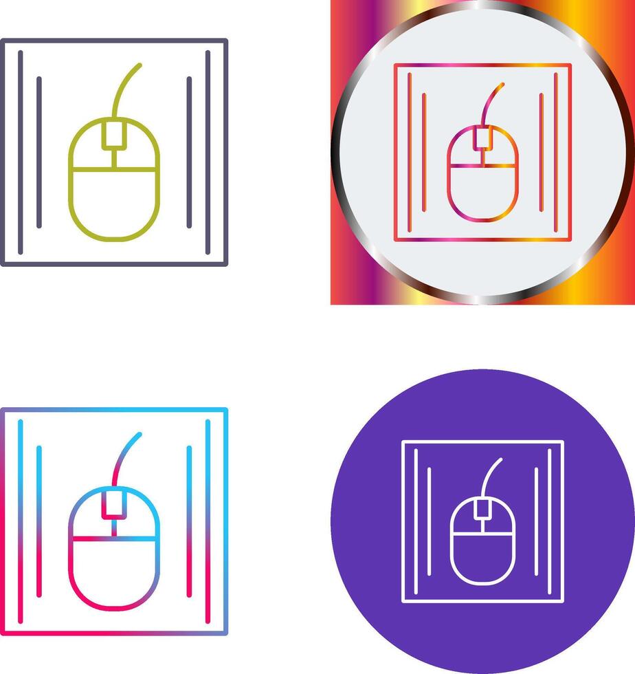Mouse Icon Design vector