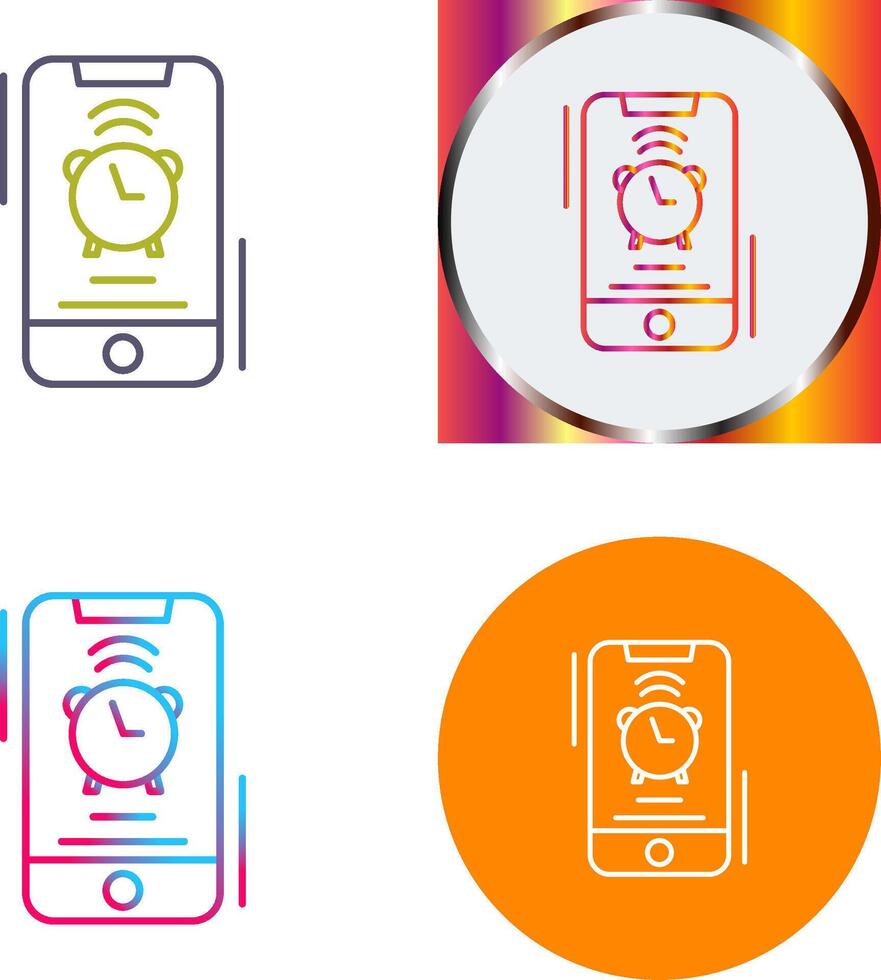 Alarm Icon Design vector