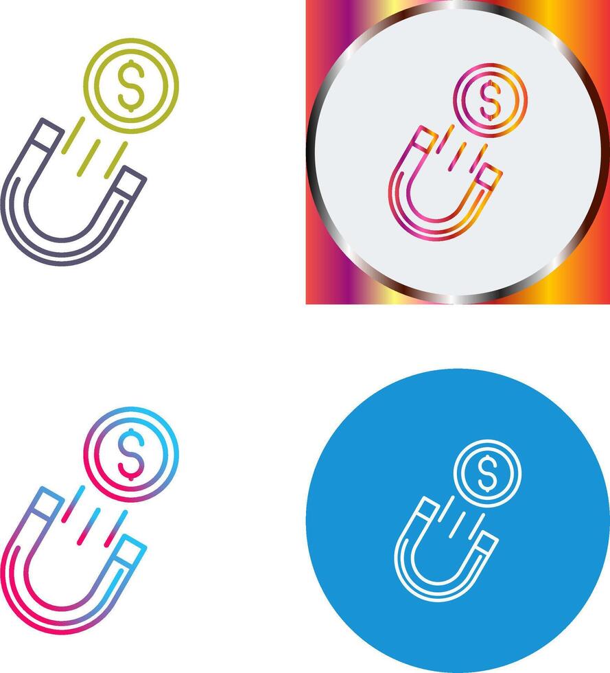 Stealing Money Icon Design vector