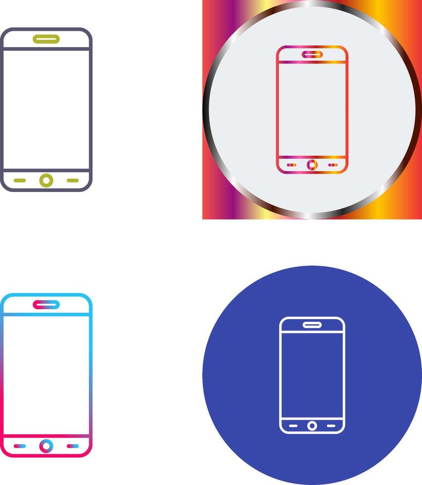 Smartphone Icon Design vector