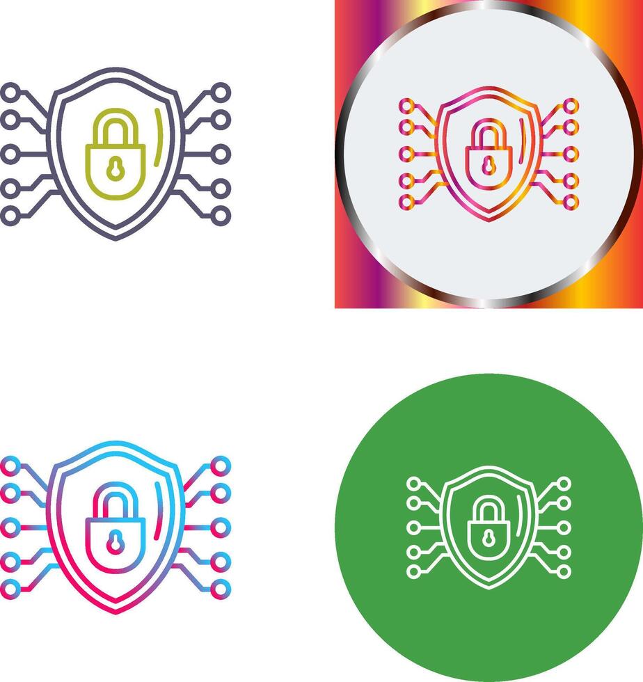 Protection Icon Design vector