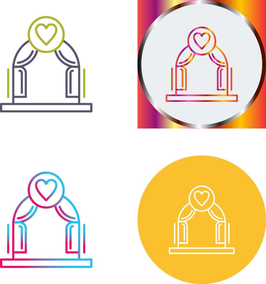 Arch Icon Design vector
