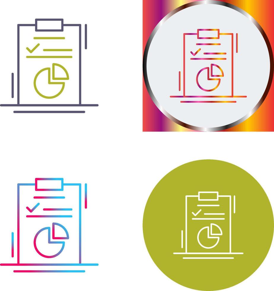 Diagram Icon Design vector
