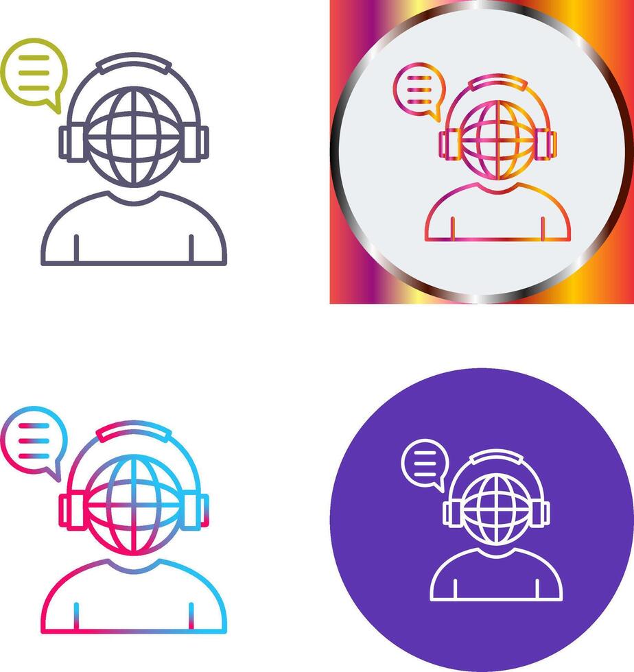 Online Education Icon Design vector
