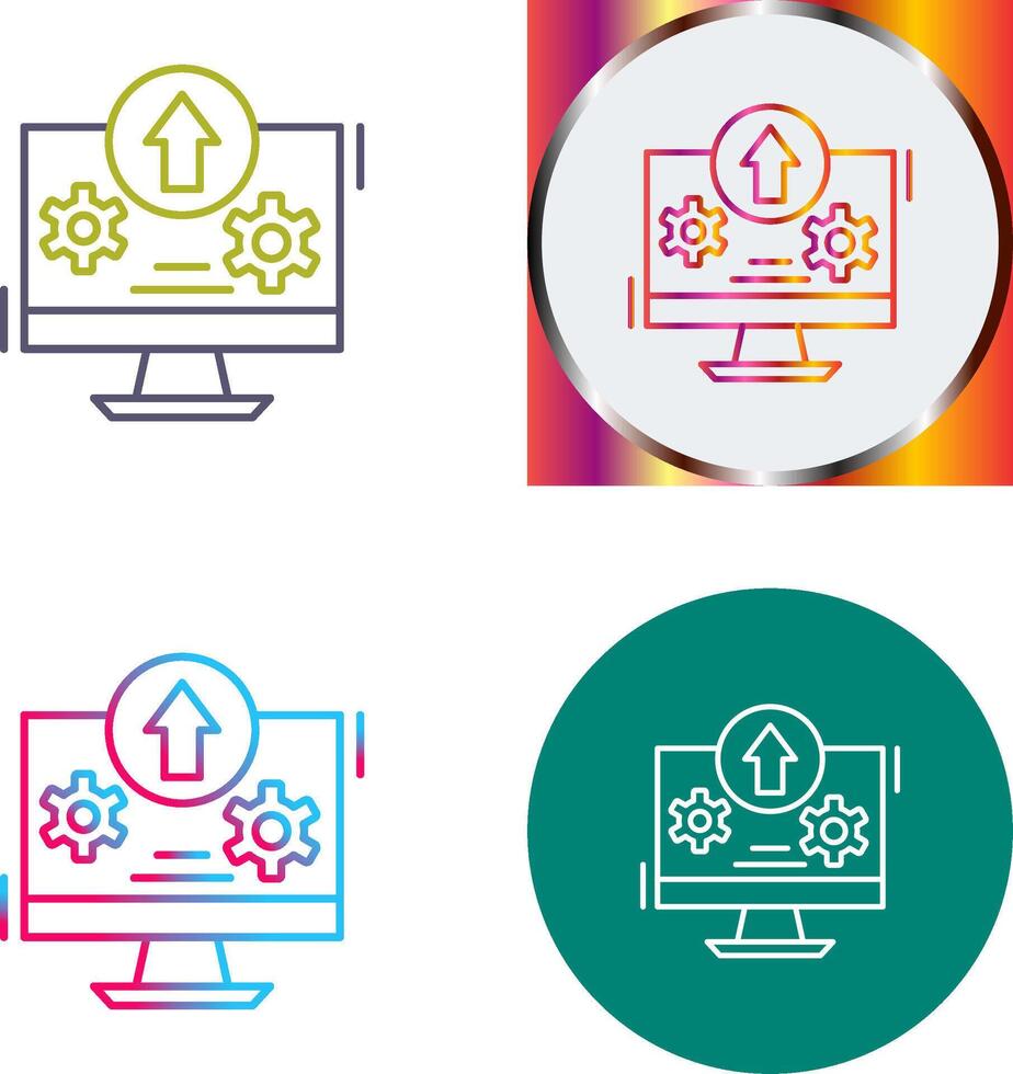 Upload Icon Design vector