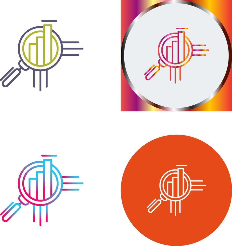 Business Analytics Icon Design vector