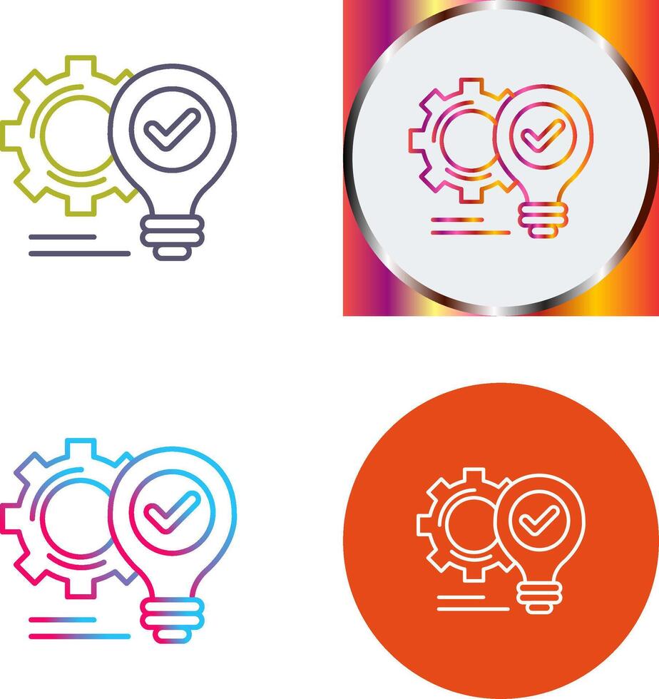 Innovation Icon Design vector