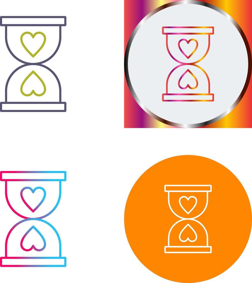 Hourglass Icon Design vector
