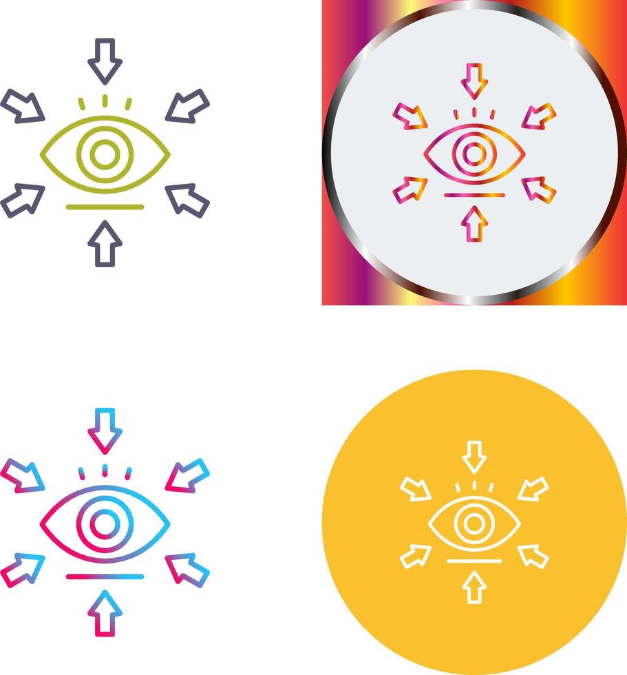 Visualization Icon Design vector