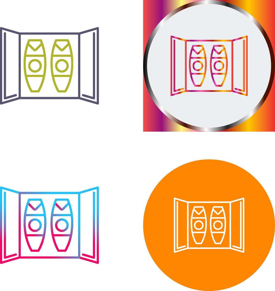 Cigar Box Icon Design vector
