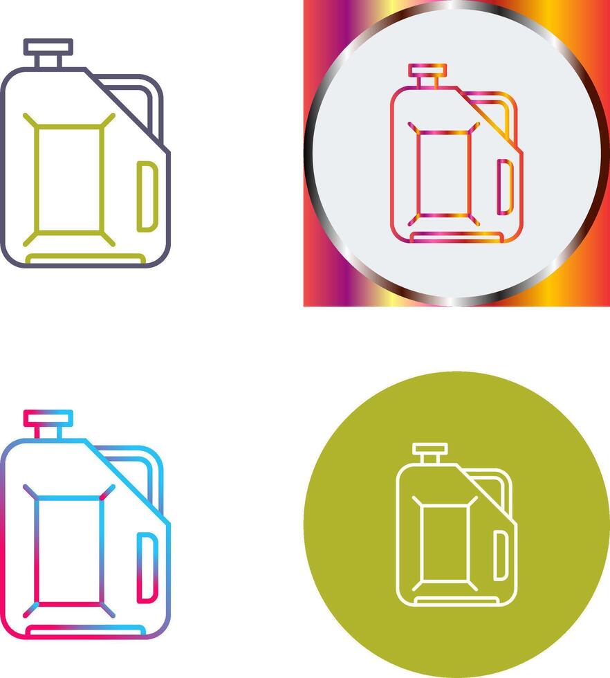 Jerrycan Icon Design vector