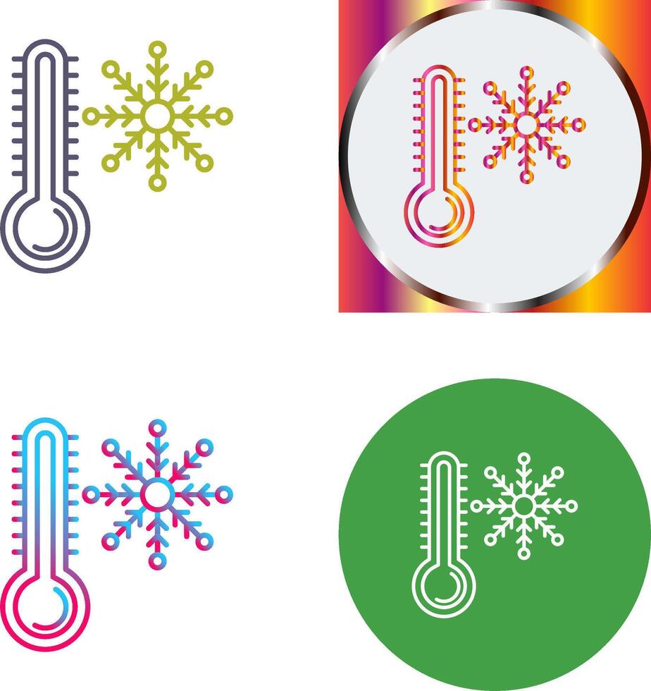 Cold Icon Design vector