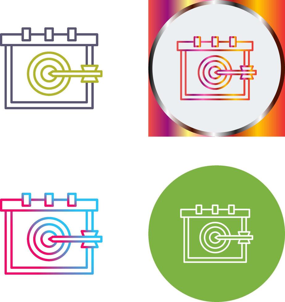 Target Icon Design vector