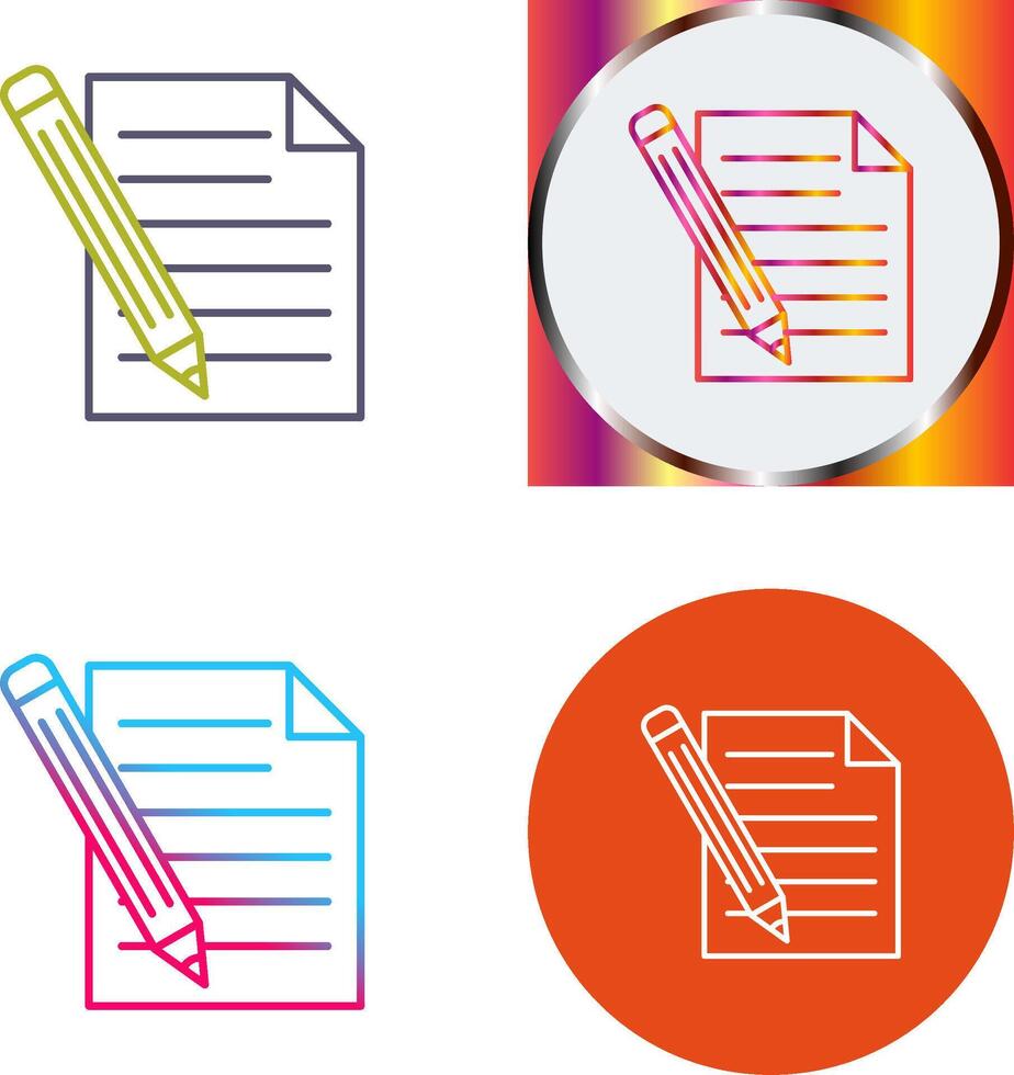 Pencil Icon Design vector