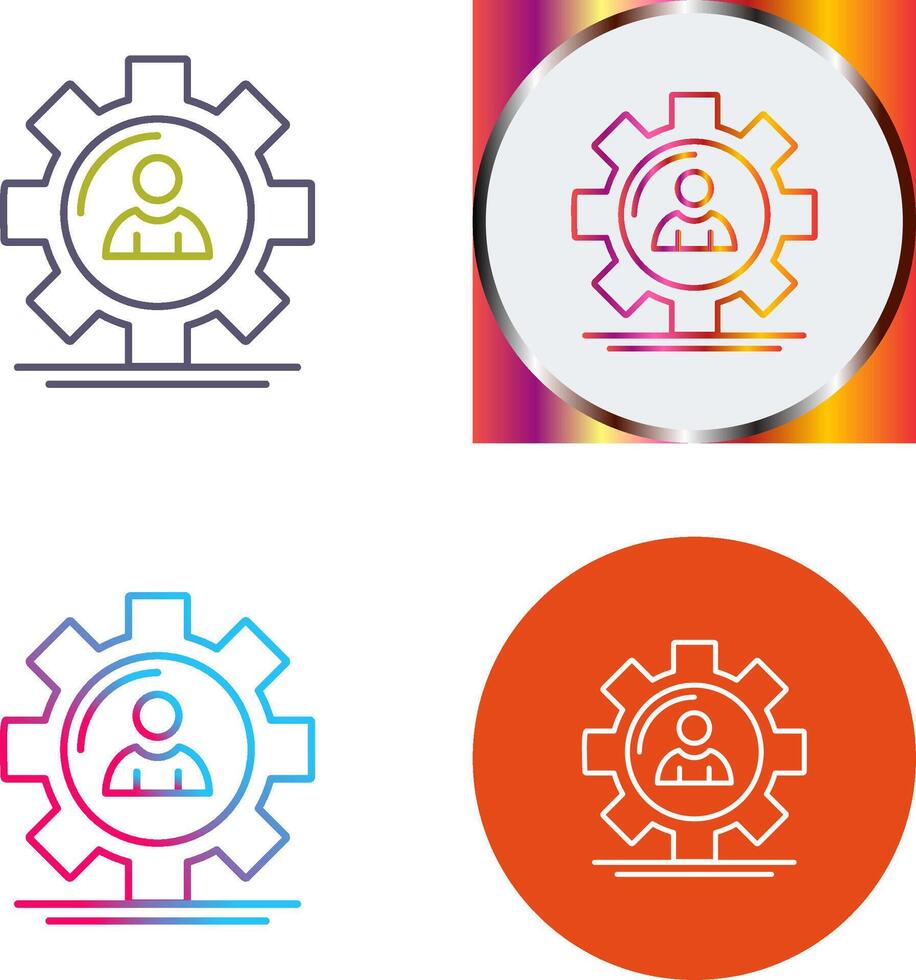 Management Icon Design vector