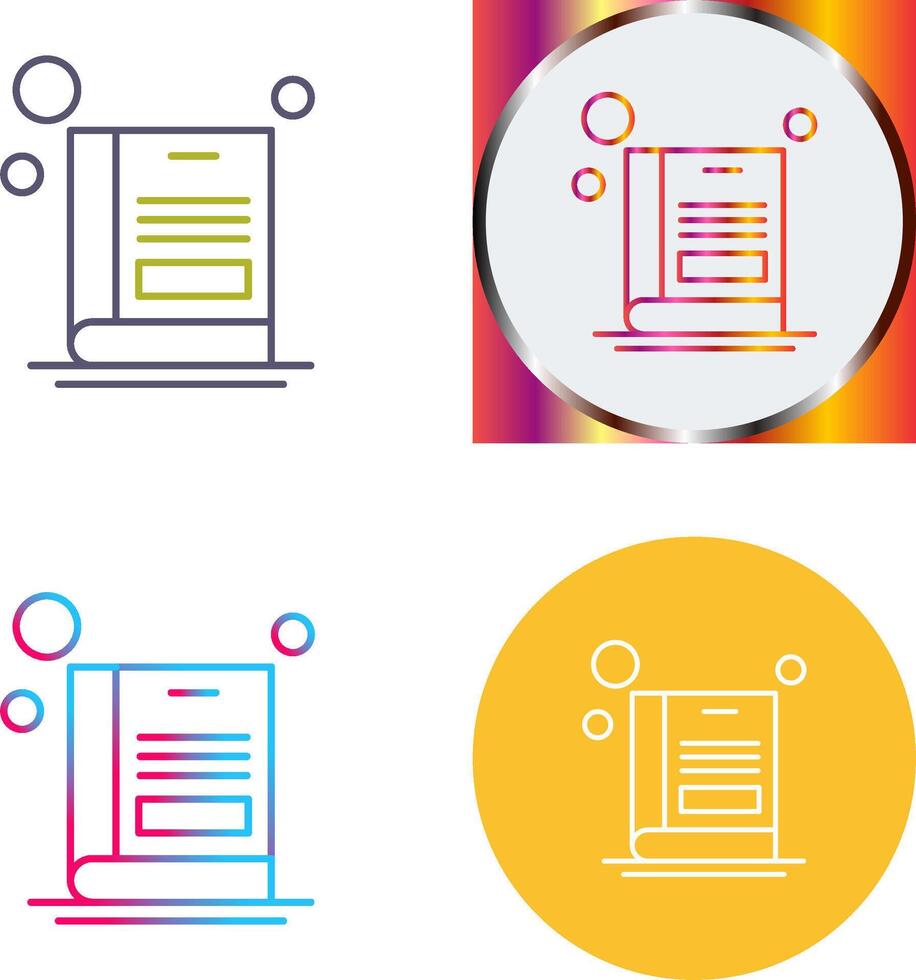 Book Icon Design vector