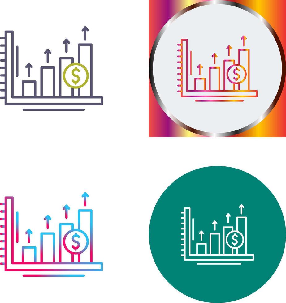 Profit Icon Design vector
