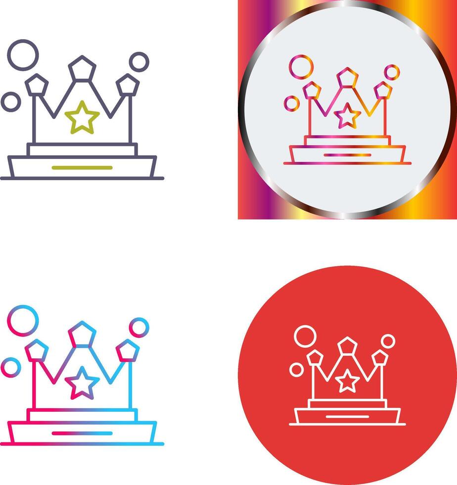 Crown Icon Design vector