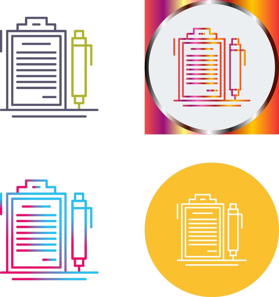 Contract Icon Design vector